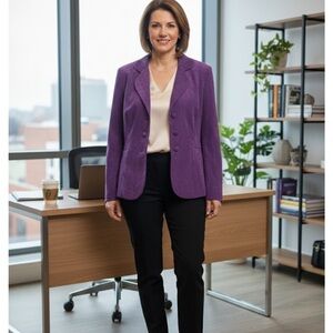 Women's Purple Blazer